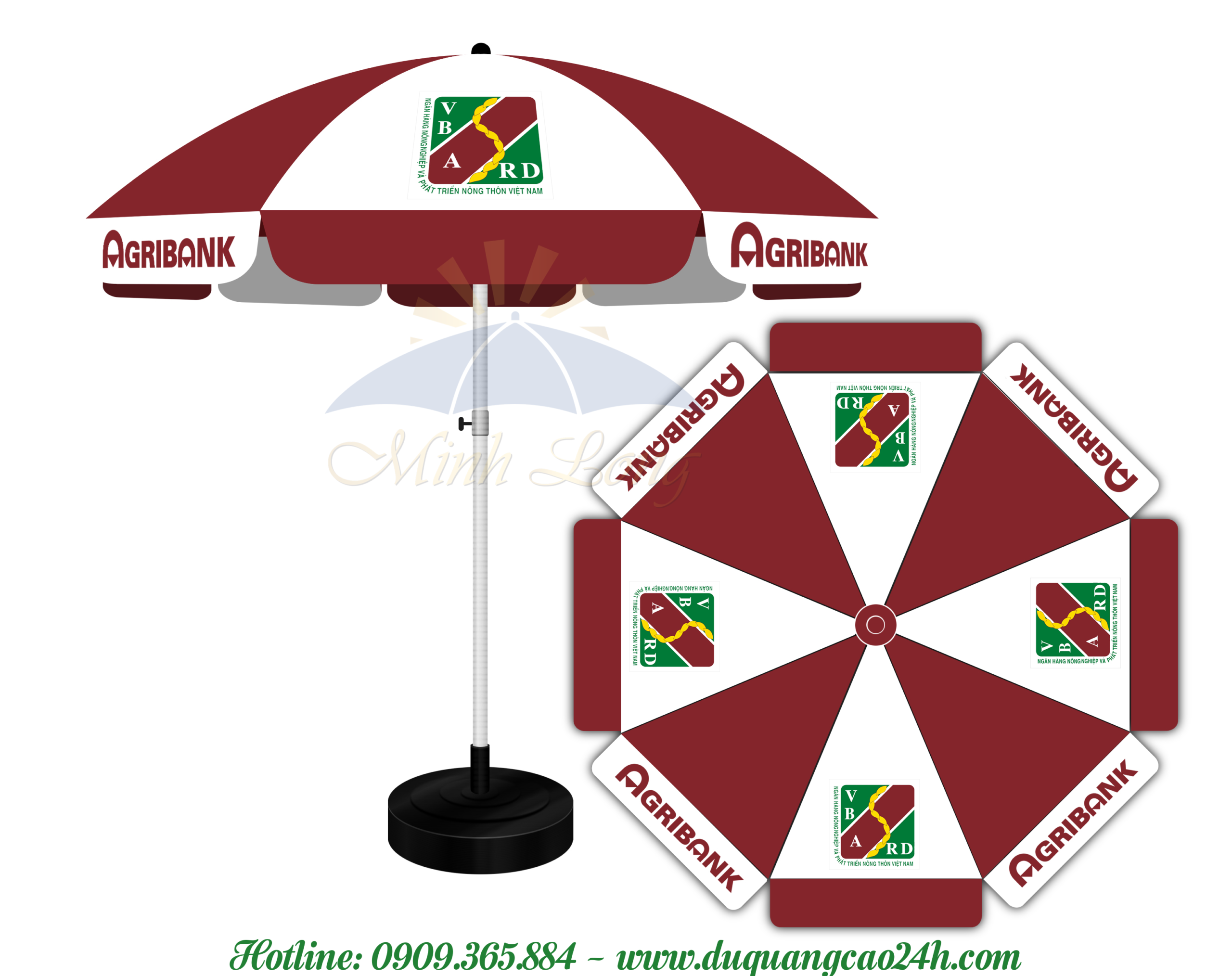 du-quang-cao-agribank Dù quảng cáo Agribank