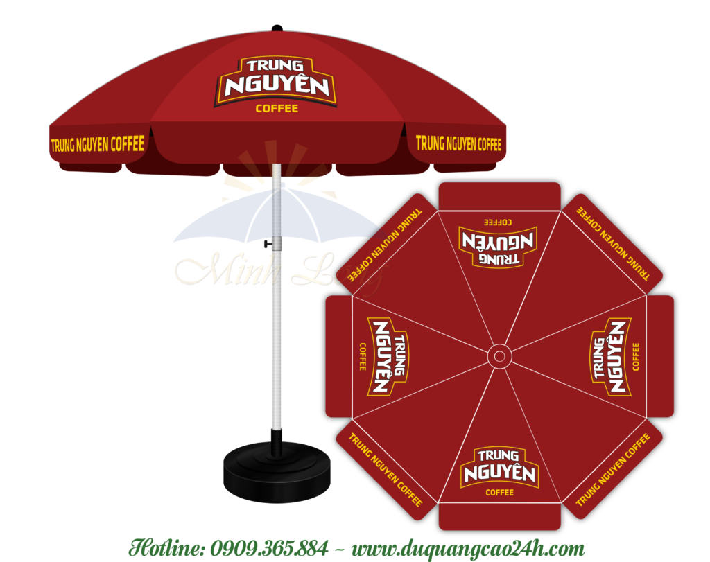 Xưởng dù quảng cáo tại Lâm Đồng uy tín, in ấn giao nhanh