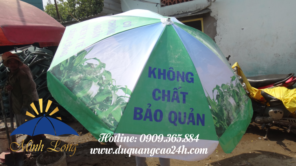 Xưởng dù quảng cáo tại Tuy Hoà in ấn chuyên nghiệp