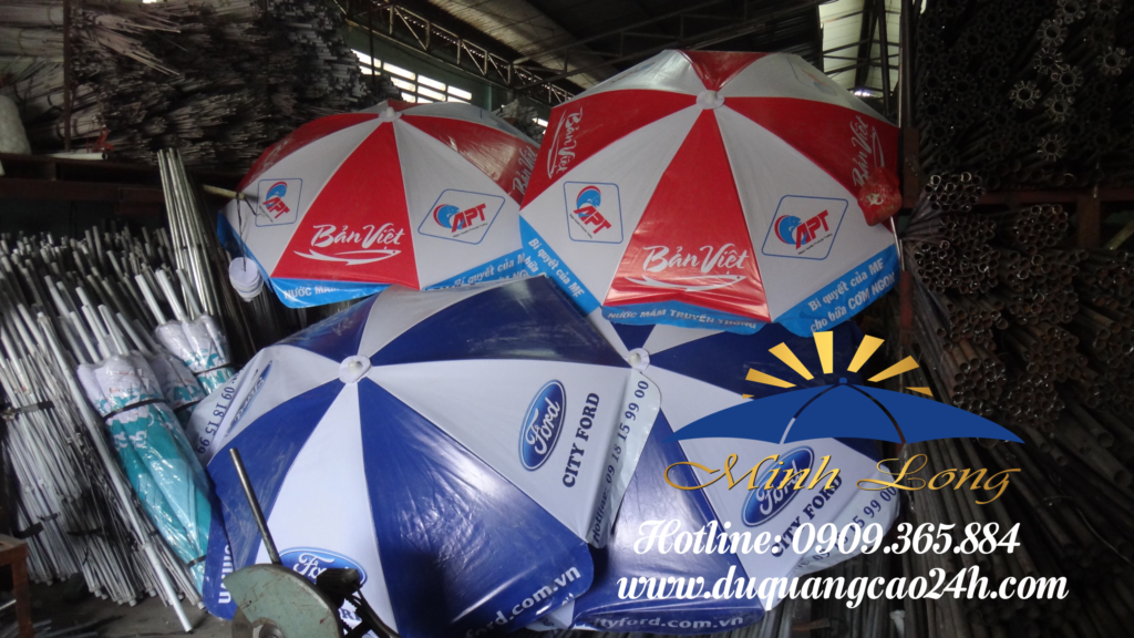 Sản xuất dù quảng cáo tại Thanh Hoá uy tín, giá rẻ